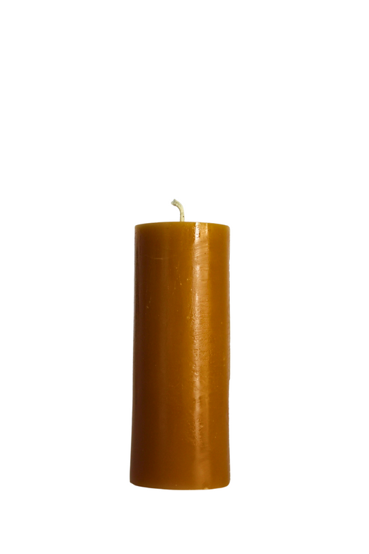 Beeswax Cylinder 6" Tall Pillars