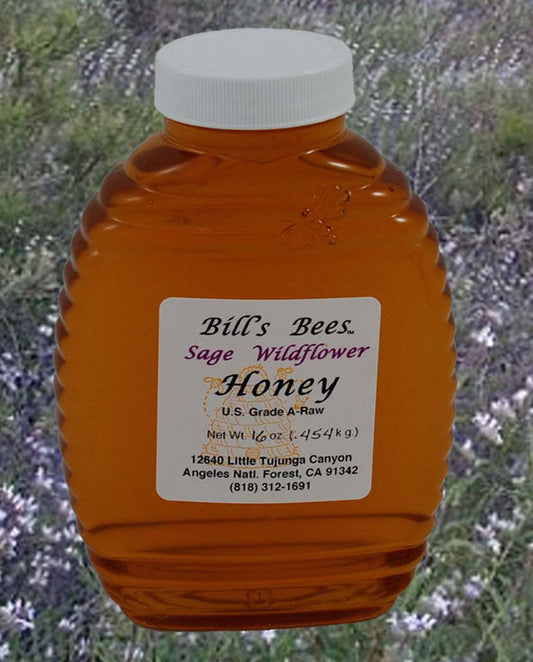 NEW HARVEST Bill's Bees Sage Wildflower Honey