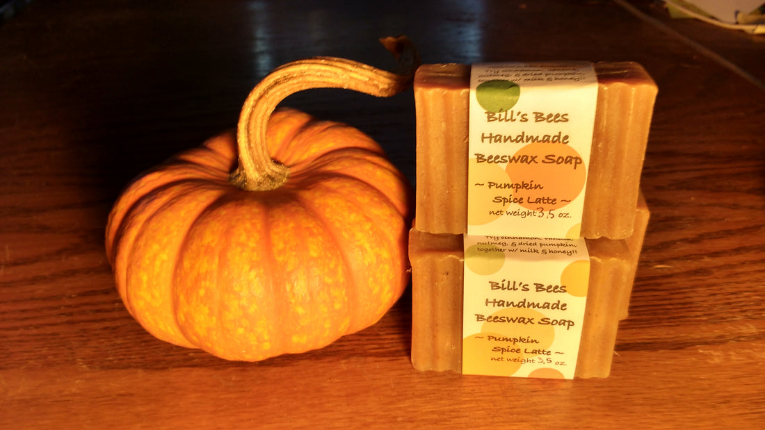 Wake Up to Autumn with Pumpkin Spiced Latte Handmade Beeswax Soap