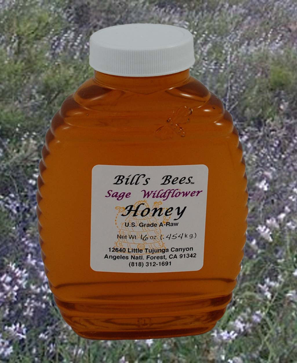 Bill's Bees 100% Raw Sage Wildflower Honey